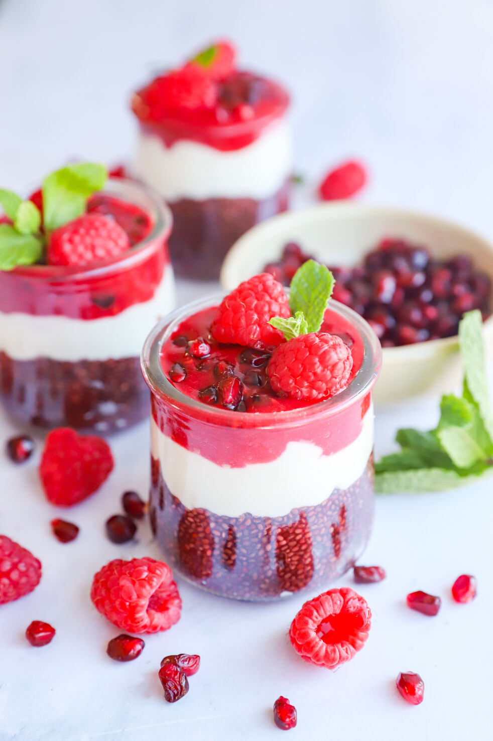 Pomegranate Chia Seed Pudding